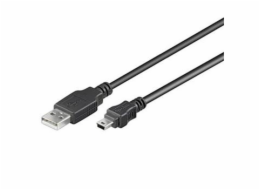 Kabel USB 2.0, A-B mini, 5pinů, 2m