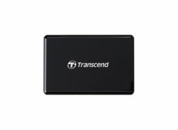 Transcend USB 3.0 čtečka paměťových karet, černá - SDHC/SDXC (UHS-I/II), microSDHC/SDXC (UHS-I), CompactFlash (UDMA6/7)