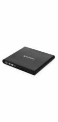 Verbatim 98938 VERBATIM CD/DVD vypalovačka/ externí/ USB 2.0/ SW Nero Burning Essentials/ podpora M-DISC/ Slimline/ černá
