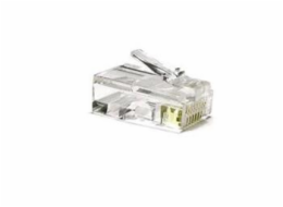 Konektor RJ45 UTP 8p8c, Cat 5e, drát, 50micron