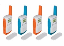 Motorola TALKABOUT T42 two-way radio 16 channels Blue  Orange White