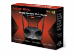 MERCUSYS MR70X Aginet WiFi6 router (AX1800, 2,4GHz/5GHz, 3xGbELAN, 1xGbEWAN)