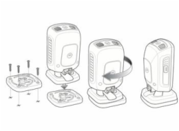 Držák Zebra DS9208, pro upevnění na stůl