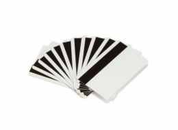 Karta Zebra PVC karty, s magnetickým proužkem (HiCo), balení 500ks karet na potisk, bílá barva