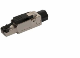 Konektor Solarix SXRJ45-6A-STP-BK-SA STP 8p8c, Cat 6a, drát, průmyslový, samořezný