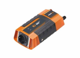 Napěťový měnič Carspa PID600-12, 12V/230V+2xUSB 600W, modifikovaná sinus, digitální display, vhodný do auta