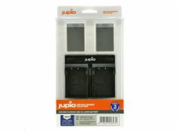 Set Jupio 2x baterie BLS5 / BLS50 - 1210 mAh a duální nabíječka pro Olympus