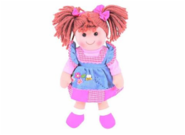 Panenka Bigjigs Toys látková Melody, 34 cm