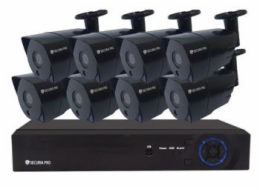 Kamerový set Securia Pro NVR8CHV5-B IP, 5Mpx, 8 kamery, PoE NVR, černá