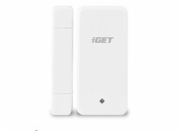 iGET SECURITY M3P4 - Bezdrátový magnetický senzor pro dveře/okna k alarmu M3/M4, detekce při otevření (oddálení magnetu)