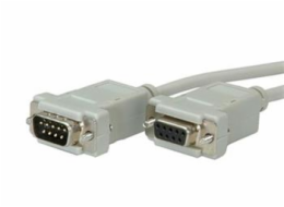 Kabel&nbsp;Value&nbsp;MD9-FD9&nbsp;pro&nbsp;sériovýpřenos&nbsp;dat&nbsp;1.8m,&nbsp;světle&nbsp;šedý
