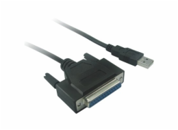 PREMIUMCORD Kabel USB printer kabel, USB na paralelní port