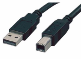 Kabel Roline USB 2.0 A-B 3m, černý