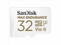 Paměťová karta Sandisk MAX ENDURANCE microSDHC™ Card s adaptérem 32 GB