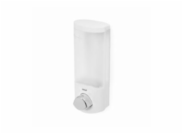 Dávkovač Compactor Uno mýdla / šampónu na zeď, bílý plast, 360 ml, RAN6013