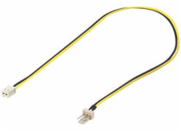 Kabel napájecí pro ventilátor z 2 pinového FAN na 3 pinový FAN konektor pro zastrčení do ventilátoru