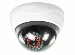 Nedis DUMCD20WT - Atrapa Bezpečnostní Kamery | Kamera s kopulovým krytem | IP44 | Bílá barva