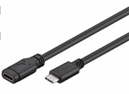 PREMIUMCORD USB- C prodlužovací kabel (USB 3.1 generation 1), C/M - C/F, 2m