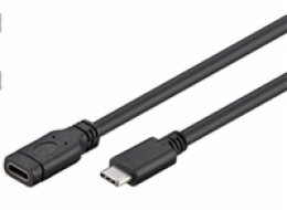 Kabel USB- C prodlužovací (USB 3.1 generation 1), C/M - C/F, 1m