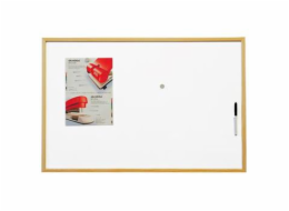 Tabule Classic magnetická Eco board 60 x 90 cm, lakovaný povrch, dřevený rám