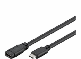 PremiumCord Prodlužovací kabel USB 3.2 generation 2, C/male - C/female, 1m