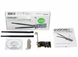 EVOLVEO PCIe WIFI Card 1200 Mbps, rozšiřující karta