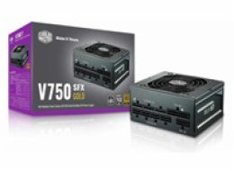 Cooler Master zdroj V750 SFX, 92mm, 80+ Gold, Plně modulární, SFX 3.42