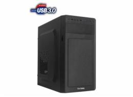 1stCOOL skříň STEP 3 ver.2, micro ATX, AU, 2xUSB 3.0 + 2x USB 2.0, bez zdroje, Black