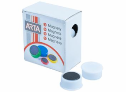 Sada ARTA magnetů průměr 16mm, bílé, 10ks