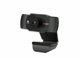 C-TECH webkamera CAM-11FHD, 1080P full HD, mikrofon, černá