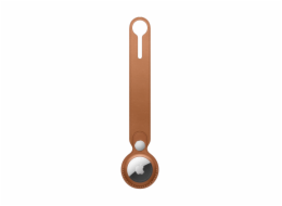 Apple AirTag Leather Loop, Saddle Brown