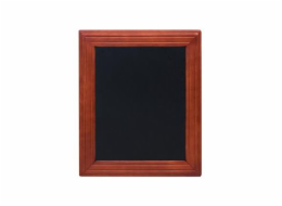 Tabule Securit UNIVERSAL nástěnná na popis křídou 30x40cm, Mahagony, lakovaná