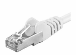 PREMIUMCORD Patch kabel CAT6a S-FTP, RJ45-RJ45, AWG 26/7 3m bílá