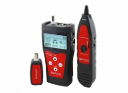 LAN Cable Tester TLCD76 s LCD, koax, Cat3/Cat5E/Cat6, UTP/STP, USB, sonda