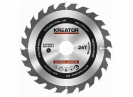 Pilový kotouč Kreator KRT020414 na dřevo 185mm, 24T