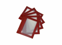 Vložky do jídelních lístků Securit pro řadu WOOD A5, 5ks, Wine Red