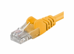 PREMIUMCORD Patch kabel CAT6a S-FTP, RJ45-RJ45, AWG 26/7 0,25m žlutá