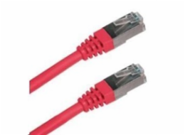 XtendLan patch kabel Cat6A, SFTP, LS0H - 0,25m, červený (prodej po 10 ks)