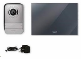 LEGRAND domovní video telefon, sada pro 1 byt, vstupní panel + 7“ barevný displej - černý/zrcadlový