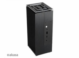 AKASA skříň Turing FX, fanless case, černá