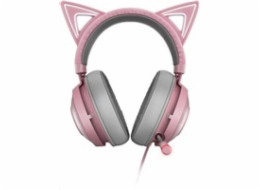 RAZER sluchátka Kraken Kitty, USB Headset, Chroma, Quartz / růžová