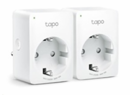 TP-Link Tapo P100(2-pack) chytrá WiFi mini zásuvka (2300W,10A,2,4 GHz,BT)