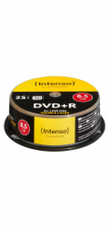 1x25 Intenso DVD+R 8,5GB 8x Speed, Double Layer Cakebox