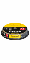 1x10 Intenso DVD+R 8,5GB 8x Speed, Double Layer printable