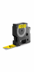 Dymo D1 paska 19 mm x 7 m cerna na zlute 45808