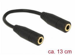 DeLOCK adaptér jack 3,5 mm 4pin (zásuvka) > 3,5 mm 4pin (zásuvka)