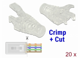 DeLOCK Knickschutz für RJ45 Crimp+Cut Stecker