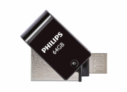 Philips 2 in 1 OTG          64GB USB 2.0 + Micro B Midnight Black PHUSB64G2IN1OTGG