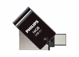 Philips 2 in 1 OTG          16GB USB 3.1 + USB C Midnight Black PHUSB16G2IN1OTGGU3C
