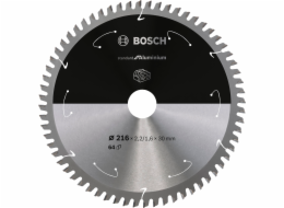 Pilový kotouč Bosch standardní na hliník, O 216 mm, 64T